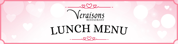 Valentines Lunch Menu