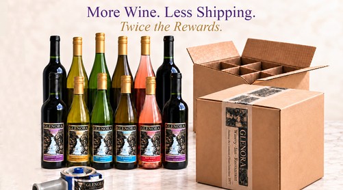 More Wine. Less Shipping. Twice the Rewards.