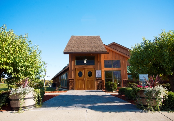 Entrance to the Inn at Glenora Wine Cellars