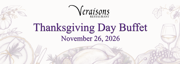Enjoy Thanksgiving Day at Veraisons Restaurant